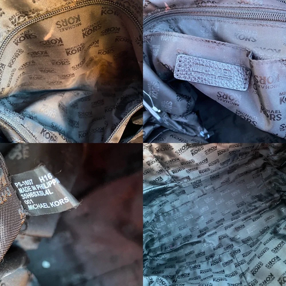 SOLD Michael Kors Large Pebbled Leather Hobo Shoulder Bag - Picture 14 of 14